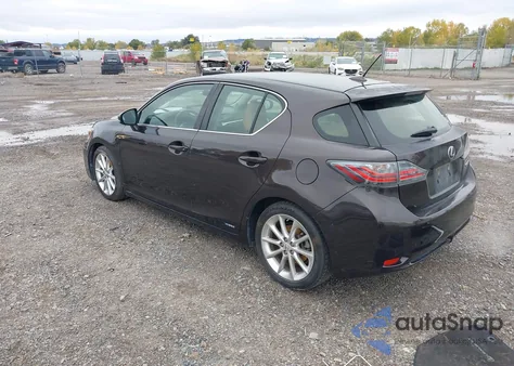 2013 Lexus Ct 200H из США, поврежденный, VIN JTHKD5BH0D2170798